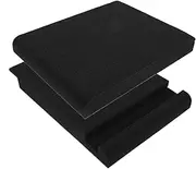 Kisangel 2Sets Speaker Isolation Pads High Density Acoustic Cushions for Voice Box Soundproofing Reduce Vibrations and Resonance for Optimal Audio Clarity