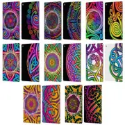 OFFICIAL BETH WILSON RAINBOW CELTIC KNOTS LEATHER BOOK CASE FOR AMAZON FIRE