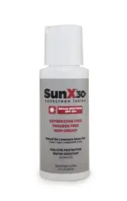 12- 2 OZ. Travel Size Bottles Water Resistant SPF30 UVA UVB Sunscreen Lotion