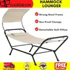 Gardeon Sun Lounge Chair Outdoor Furniture Patio Hammock Bed with Steel Stand