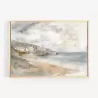Moody Edge Of Sea View - Soft & Peaceful Wall Art Print Poster