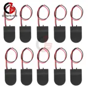 10PCS Single Slot CR2032 Button Coin Cell Battery Holder Case box Cover black