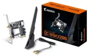 Gigabyte WBAX200 WiFi 6 PCIe Adapter 2400Mbps 160MHz Dual Band Wireless + Blueto