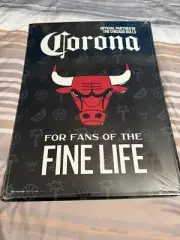 Corona Beer Chicago Bulls Tin Tacker New HTF 24 X 18