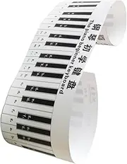 Kisangel Piano Keyboard Sticker Label Guide for Beginners Easy to Use Piano Practice Aid for Music Learning for Students and Teachers Durable and Safe Material