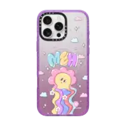 iPhone 16 Pro Max Impact Case MagSafe Compatible Meh Melting Face Emoji
