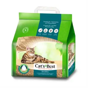 德國凱優Cat′s Best-強效除臭凝結木屑砂(黑標凝結型)7.2kg X2包組