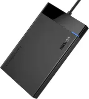 UGREEN Hard Drive Enclosure 2.5" HDD, SSD SATA 3.0 5Gbps, USB-A 0.5m, Black