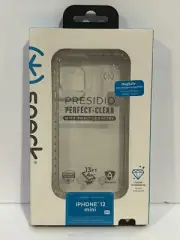 Speck Presidio Perfect-Clear Case for Apple iPhone 12 Mini Clear Mag Safe