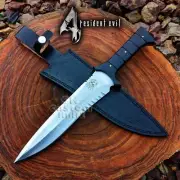 RE4 Replica Custom Handmade D2 Steel Full Tang Resident Evil 4 Leon Kenned Knife