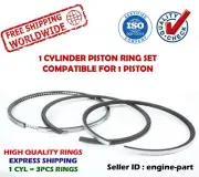 Piston Rings Set 80.60mm STD fits for MITSUBISHI 4D65 4D65T 1795CC COLT GALANT