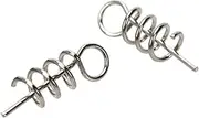 POPETPOP 50Pcs Spring Lock Pin Fishing Gear Durable High Fishing Pins for Lure Baits Easy to Fix and Disassemble Essential Fishing Accessories for Anglers