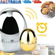 Mechanical Egg Kitchen Timer Cooking Timer Alarm 60 Minutes Stainless Steel RY
