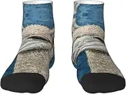 [YANYU] Alpaca Llama Print Workout Everyday Socks For Men And Women All Seasons Comfortable Adult Socks