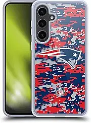 Head Case Designs Officially Licensed NFL Digital Camouflage New England Patriots Graphics Soft Gel Case Compatible with Samsung Galaxy S24+ 5G