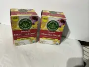 Traditional Medicinals Organic Immune Zoom Lemon Ginger Tea 16 Tea Bags Lot Of 2