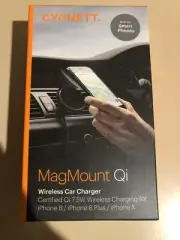 Cygnett MagMount Qi wireless car charger