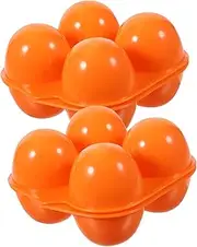 Beatifufu Egg Holder for Refrigerator Pp Plastic Egg Box Storage Containers Fridge Side Door