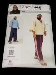 Know Me by Mimi G Mens Sewing Pattern Size 44-52 McCalls Designer Maker Series