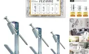 117Pcs Picture Hangers, 3 Size Picture Hooks Including 30/50/100lbs, Picture
