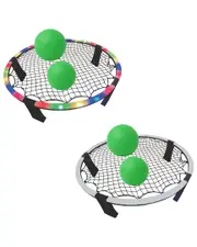 Zunammy Rainbow LED Slamball Net with 2 Glow Slaw Balls