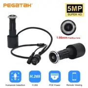 5MP Door Eye IP POE Camera Mini Peephole 1.66Mm Lens Motion Detection Video-Eye