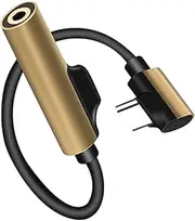 USB C Headphone Adapter - Type C Audio Jack, Music Listening Cable, Charging Splitter | 3.5mm Port Converter Design, Durable Signal Support Setup for Smartphones, Tablets, Devices, Travel Use