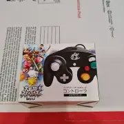 Official Nintendo Wii U Gamecube Controller Super Smash Pad Black NEW Rare