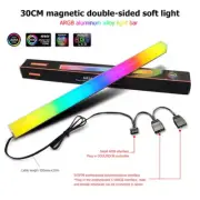 COOLMOON 30CM ARGB RGB Light Bar 5V 3Pin Motherboard Interface New