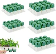 FmtwPhn Plant Pens, Seedling Trays - 5 x Children's Seedlings Plant Growing Trays, Silicone, Propagator Container with Drainage Holes for Bonsai, Chili