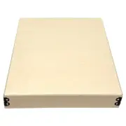 Museum Storage Box Tan, 8"x10"x1.5", Archival Boxboard, Drop-Front Design wit...