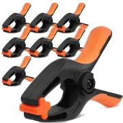 8-Pack Spring Clamps Heavy Duty, 5-inch Large Plastic Clamps for Crafts with ...