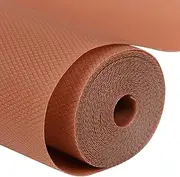 ElastPro? EVA Anti Slip Mat/Sheet for Fridge, Bathroom, Kitchen, Drawer, Shelf Liner (45 cm X 3 m, Brown)
