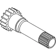 908490M91 PTO Input Shaft Fits Massey Ferguson Tractor 1085 23 Teeth 10 Spline