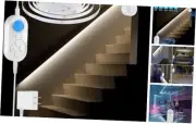 Dual Motion Sensor Light Indoor - Plug-in Motion Activated LED Stair Light