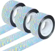 ASTIMESA Double Sided Reflective Bird Scare Tape, Holographic Sparkly Bird Ta...