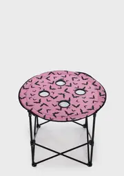 [Dolls Home] Bat Behavior Fold Out Table - Pink