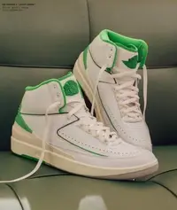 在飛比找Yahoo!奇摩拍賣優惠-Air Jordan 2 "Lucky Green" 幸運綠