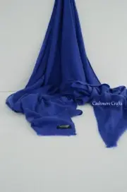 RoyalBlue Cashmere Scarf Shawl Stole Wrap Throw 100% Pashmina Nepalese Handmade