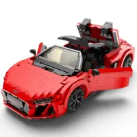 在飛比找momo購物網優惠-【瑪琍歐玩具】1:14 奧迪R8 Spyder Bricks
