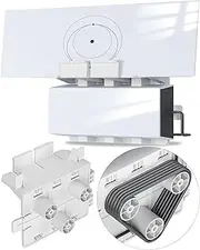 MUSVOH Starlink Gen 3 Router Mount, 3 in 1 Starlink Standard Mesh Router and Power Supply Wall Mount Kit for Starlink V3 and Gen3 Standard Router Accessories