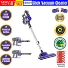 Handheld Stick Vacuum Cleaner Devanti Bagless Corded Vac Upright Purple 450w NEW