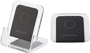 [Zarek] Set Two of Wireless Charger, 15W Fast Wireless Charging Station& Phone Holder with iPhone 15/14/13/12 Pro XS 8 Plus Samsung Galaxy S23 S22 S21 Note 20 Google etc