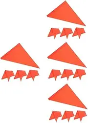 BESPORTBLE 4sets 4sets Bicycle Safety Flag Mini Bike Utv Flags Banderines Para Fiestas Bike Flag Orange Bungee Safety Flag Offroad Flag Stroller Flag Hand Held Flags Pennant Flags Atv 4pcs*4
