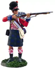 waterloo figure Britain Napoleon diorama 36017 British BlackWatch Stand Fire