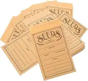 VILLFUL 50Pcs Multi Use Seeds Packets Reusable Paper Envelopes for Storage for Gardeners Compact for Easy Organization and Safety