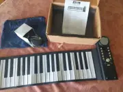 Mr Keyz 49 Key Roll Up Soft Keyboard Piano NEW In BOX Portable HSN 6003 Black
