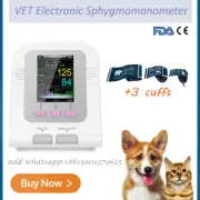 VET Digital Blood Pressure Monitor,BP monitor,Veterinary sphygmomanometer,3 cuff