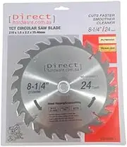 Generic 210mm 24T Circular Saw Blades - Tungsten Carbide Tipped Teeth - Compatible with Wood