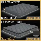 Sweetlove Queen Double King Single Bed Spring Mattress Medium / Firm Foam
